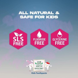 Bentodent Kids Fluoride Free Toothpaste - Natural Calcium Bentonite Clay, SLS Free, Fresh Breath, Gentle Whitening, Vegan, Travel, 3.52oz (Bubble Gum) Bentodent Kids Fluoride Free Toothpaste - Natural Calcium Bentonite Clay, SLS Free, Fresh Breath, Gentle Whitening, Vegan, Travel, 3.52oz (Bubble Gum)