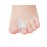 MENOCADY Pack of 12 Gel Toe Separator, (1/4 Thick) Big Toe Spacers, Single Loop Toe Spreader for Bunions, Overlapping Toe, Corrector and Spacer (Clear)