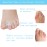 MENOCADY Pack of 12 Gel Toe Separator, (1/4 Thick) Big Toe Spacers, Single Loop Toe Spreader for Bunions, Overlapping Toe, Corrector and Spacer (Clear)
