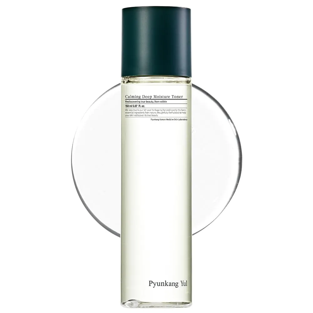 [PKY] Pyunkang Yul Calming Deep Moisture Toner - Face Toner for Women containing AHA and PHA - for Teens and Adults - Astringent for Face - Korean Facial Toner - 150ml 5.07 Fl. Oz.