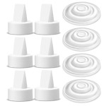 Maymom Pump Parts Compatible with Spectra S1 S2 9 Plus Synergy Gold Incl Duckbill Valve Silicone Membrane Not Original Spectra S1 S2 Replacement Pump Parts