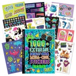 Fashion Angels 1000+ Mega Cool Stickers for Kids - Fun Craft Stickers for Scrapbooks, Planners, Gifts and Rewards, 40-Page Sticker Book for Kids Ages 6+ and Up