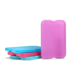 Cool Coolers by Fit & Fresh 4 Pack XL Slim Ice Packs, Quick Freeze Space Saving Reusable Ice Packs for Lunch Boxes or Coolers, Multi Cool Coolers by Fit & Fresh 4 Pack XL Slim Ice Packs, Quick Freeze Space Saving Reusable Ice Packs for Lunch Boxes or Coolers, Multi