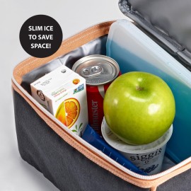 Cool Coolers by Fit & Fresh 4 Pack XL Slim Ice Packs, Quick Freeze Space Saving Reusable Ice Packs for Lunch Boxes or Coolers, Multi Cool Coolers by Fit & Fresh 4 Pack XL Slim Ice Packs, Quick Freeze Space Saving Reusable Ice Packs for Lunch Boxes or Coolers, Multi