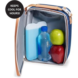 Cool Coolers by Fit & Fresh 4 Pack XL Slim Ice Packs, Quick Freeze Space Saving Reusable Ice Packs for Lunch Boxes or Coolers, Multi Cool Coolers by Fit & Fresh 4 Pack XL Slim Ice Packs, Quick Freeze Space Saving Reusable Ice Packs for Lunch Boxes or Coolers, Multi