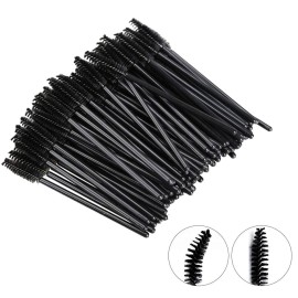 GUMIKE 100 Pcs Disposable Eyelash Mascara Brushes for Eye Lashes Extension Eyebrow and Makeup (Black) GUMIKE 100 Pcs Disposable Eyelash Mascara Brushes for Eye Lashes Extension Eyebrow and Makeup (Black)