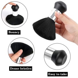 FEBSNOW Professional Hair Cutting Cape with Neck Duster Brush, Salon Barber Cape, Hair Cutting Accessories (Black) FEBSNOW Professional Hair Cutting Cape with Neck Duster Brush, Salon Barber Cape, Hair Cutting Accessories (Black)