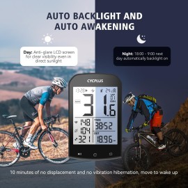 CYCPLUS Bike Computer Set Include Speed Sensor and Mount, Wireless Bicycle Speedometer Odometer, IPX6 Waterproof ANT+ Bluetooth CYCPLUS Bike Computer Set Include Speed Sensor and Mount, Wireless Bicycle Speedometer Odometer, IPX6 Waterproof ANT+ Bluetooth