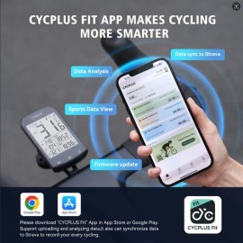 CYCPLUS Bike Computer Set Include Speed Sensor and Mount, Wireless Bicycle Speedometer Odometer, IPX6 Waterproof ANT+ Bluetooth CYCPLUS Bike Computer Set Include Speed Sensor and Mount, Wireless Bicycle Speedometer Odometer, IPX6 Waterproof ANT+ Bluetooth