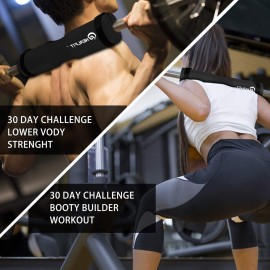 NEALFIT Barbell Pad Squat Pad for Squats-Squat Bar Pad-Great for Weightlifting,Lunges and Hip Thrusts-Foam Sponge Pad-Fit Standard and Olympic Bars Perfectly