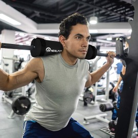 NEALFIT Barbell Pad Squat Pad for Squats-Squat Bar Pad-Great for Weightlifting,Lunges and Hip Thrusts-Foam Sponge Pad-Fit Standard and Olympic Bars Perfectly