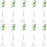 Aoremon Replacement Heads for Philips Sonicare - Compatible with Phillips Sonicare W HX6062/65 & All Snap-on Electric Toothbrush Models, White Pack of 10