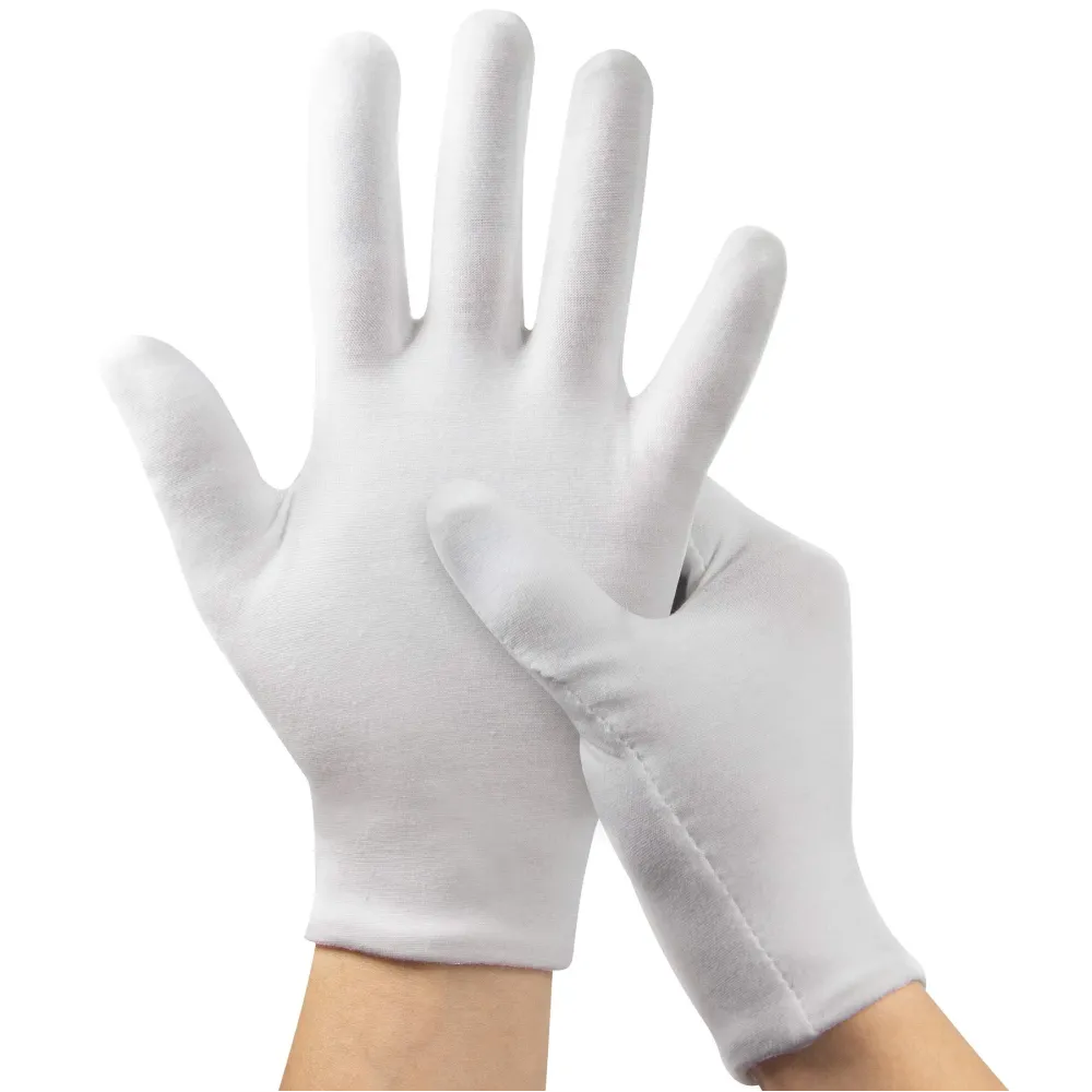 5Pairs (10Pcs) Moisturizing Gloves Overnight for Men and Women, Washable SPA White Cotton Gloves for Dry Hands Eczema Work Inspection Service Performance 5Pairs (10Pcs) Moisturizing Gloves Overnight for Men and Women, Washable SPA White Cotton Gloves for Dry Hands Eczema Work Inspection Service Performance