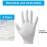 5Pairs (10Pcs) Moisturizing Gloves Overnight for Men and Women, Washable SPA White Cotton Gloves for Dry Hands Eczema Work Inspection Service Performance