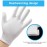 5Pairs (10Pcs) Moisturizing Gloves Overnight for Men and Women, Washable SPA White Cotton Gloves for Dry Hands Eczema Work Inspection Service Performance