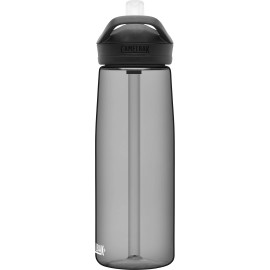CamelBak eddy+ Water Bottle with Tritan Renew - Straw Top 25oz, Charcoal CamelBak eddy+ Water Bottle with Tritan Renew - Straw Top 25oz, Charcoal