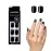 KISS imPRESS No Glue Mani Press On Nails, Color, \'All Black\', Black, Short Size, Squoval Shape, Includes 30 Nails, Prep Pad, Instructions Sheet, 1 Manicure Stick, 1 Mini File