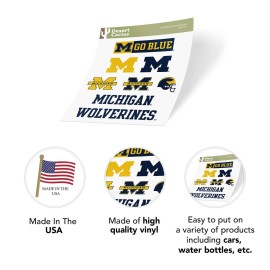 Desert Cactus University of Michigan Sticker Wolverines UM U of M Sticker Vinyl Decals Laptop Water Bottle Car Scrapbook Sheet T2 (Type 2) Desert Cactus University of Michigan Sticker Wolverines UM U of M Sticker Vinyl Decals Laptop Water Bottle Car Scrapbook Sheet T2 (Type 2)