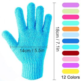 24 pcs Exfoliating Shower Gloves,Double Sided Exfoliating Bath Gloves Deep Clean Dead Skin for Spa Massage Beauty Skin Shower Body Scrubber Bathing Accessories.-12 Multi-Colors 24 pcs Exfoliating Shower Gloves,Double Sided Exfoliating Bath Gloves Deep Clean Dead Skin for Spa Massage Beauty Skin Shower Body Scrubber Bathing Accessories.-12 Multi-Colors