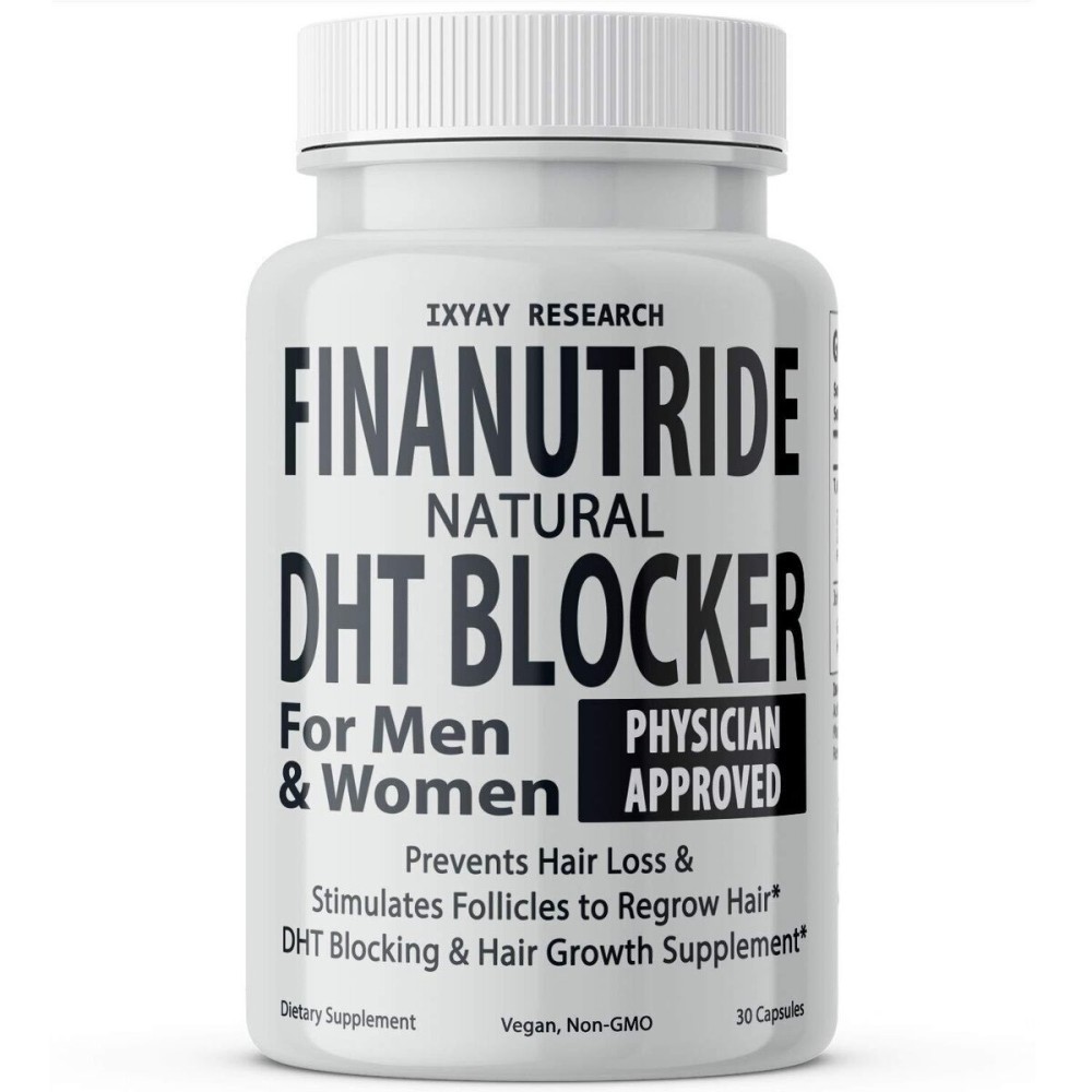 Finanutride Natural DHT Blocker & Hair Growth Capsules - Prevent Hair Loss, Stimulate Follicles, Proprietary Regrowth Treatment Finanutride Natural DHT Blocker & Hair Growth Capsules - Prevent Hair Loss, Stimulate Follicles, Proprietary Regrowth Treatment