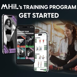 MhIL Workout Gloves for Women - Comfortable Gym Gloves for Women with Hand Protection and Enhanced Grip - Weight Lifting Glove for Womens with Wrist Wraps Support for Safety, Bike & Cycling Glove