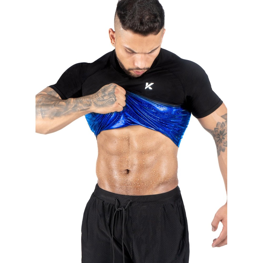 Kewlioo Sauna Shirt for Men - Heat Trapping Sweat Vest, Sauna Suit For Men, Compression Workout Sweat Suit for Gym, Workouts (Black, L) Kewlioo Sauna Shirt for Men - Heat Trapping Sweat Vest, Sauna Suit For Men, Compression Workout Sweat Suit for Gym, Workouts (Black, L)