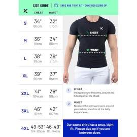 Kewlioo Sauna Shirt for Men - Heat Trapping Sweat Vest, Sauna Suit For Men, Compression Workout Sweat Suit for Gym, Workouts (Black, L) Kewlioo Sauna Shirt for Men - Heat Trapping Sweat Vest, Sauna Suit For Men, Compression Workout Sweat Suit for Gym, Workouts (Black, L)