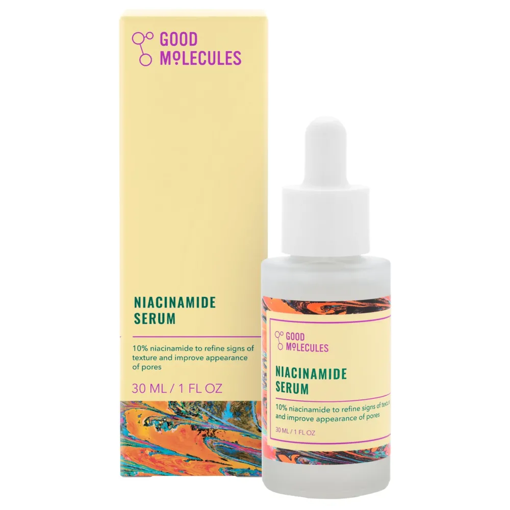 Good Molecules Niacinamide Serum - 10% Niacinamide Balancing B3 Facial Serum for Acne, Tone, Texture - Brightening and Hydrating Skincare for Face Good Molecules Niacinamide Serum - 10% Niacinamide Balancing B3 Facial Serum for Acne, Tone, Texture - Brightening and Hydrating Skincare for Face