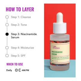 Good Molecules Niacinamide Serum - 10% Niacinamide Balancing B3 Facial Serum for Acne, Tone, Texture - Brightening and Hydrating Skincare for Face Good Molecules Niacinamide Serum - 10% Niacinamide Balancing B3 Facial Serum for Acne, Tone, Texture - Brightening and Hydrating Skincare for Face