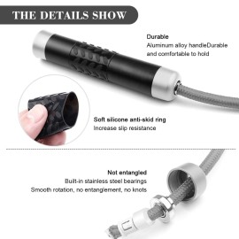 Redify Weighted Jump Rope for Workout Fitness(1LB), Tangle-Free Ball Bearing Rapid Speed Skipping Rope for MMA Boxing Weight-loss,Aluminum Handle Adjustable Length 9MM Fabric Cotton+9MM Solid PVC Rope Redify Weighted Jump Rope for Workout Fitness(1LB), Tangle-Free Ball Bearing Rapid Speed Skipping Rope for MMA Boxing Weight-loss,Aluminum Handle Adjustable Length 9MM Fabric Cotton+9MM Solid PVC Rope
