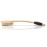 OWIIZI Bath Brush Wooden Curved Long Handle Antiskid Shower Brush for Exfoliating, Natural Bristle Scrubber for Back Use Wet or Dry