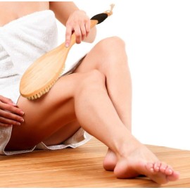 OWIIZI Bath Brush Wooden Curved Long Handle Antiskid Shower Brush for Exfoliating, Natural Bristle Scrubber for Back Use Wet or Dry OWIIZI Bath Brush Wooden Curved Long Handle Antiskid Shower Brush for Exfoliating, Natural Bristle Scrubber for Back Use Wet or Dry