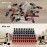 BTremary Clear Nail Polish Paint Organizer Holder Rack Shelf 6 Tier Acrylic Tattoo Ink Essential Oil Display Stand Holds Up to 48-96 Bottles for Table (Fit 1-2oz Bottles)