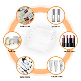 BTremary Clear Nail Polish Paint Organizer Holder Rack Shelf 6 Tier Acrylic Tattoo Ink Essential Oil Display Stand Holds Up to 48-96 Bottles for Table (Fit 1-2oz Bottles) BTremary Clear Nail Polish Paint Organizer Holder Rack Shelf 6 Tier Acrylic Tattoo Ink Essential Oil Display Stand Holds Up to 48-96 Bottles for Table (Fit 1-2oz Bottles)