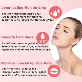 Permotary 28 PCS Collagen Lip Mask Crystal Lip Care Gel Pads for Moisturizing & Reducing Chapped, Smoothing Lip Fine Lines-Lip Patches for Firms & Hydrate and Plump Your Lips Permotary 28 PCS Collagen Lip Mask Crystal Lip Care Gel Pads for Moisturizing & Reducing Chapped, Smoothing Lip Fine Lines-Lip Patches for Firms & Hydrate and Plump Your Lips