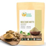 Multani Mitti Earth Clay (Bentonite & Kaolin), 100% Natural Indian Healing Clay Mask for Skin Care, Natural Deep Cleansing, Pure Grade Facial Mask, Calcium & Sodium Clay, 5.3 oz