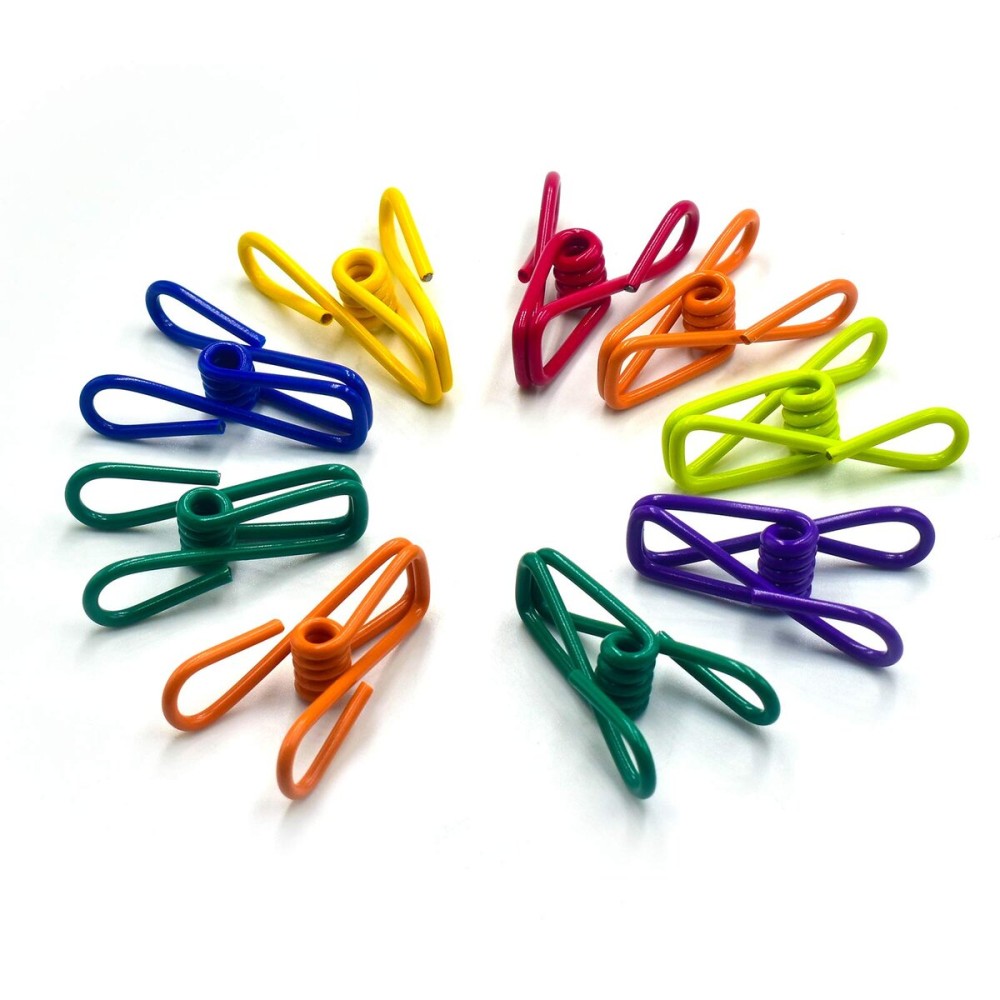 Chip Clips, Utility PVC-Coated Steel Clip for Food Package, Chips Bag, Clothes, Parper, Pack of 16, 2 Inch Chip Clips, Utility PVC-Coated Steel Clip for Food Package, Chips Bag, Clothes, Parper, Pack of 16, 2 Inch