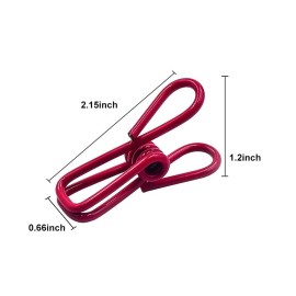 Chip Clips, Utility PVC-Coated Steel Clip for Food Package, Chips Bag, Clothes, Parper, Pack of 16, 2 Inch Chip Clips, Utility PVC-Coated Steel Clip for Food Package, Chips Bag, Clothes, Parper, Pack of 16, 2 Inch