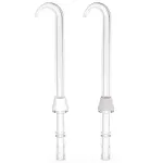 Waterpik Genuine Implant Denture Replacement Tips, Water Flosser Refill Heads Nozzles, DT-100E, 2 Count (assorted colors)