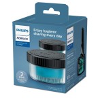 Philips Norelco Quick Clean Pod Cartridge, Easy Cleaning of Your Electric Shaver, Alcohol Free and Skin Friendly Formula, 2 Pack, Model CC12/52