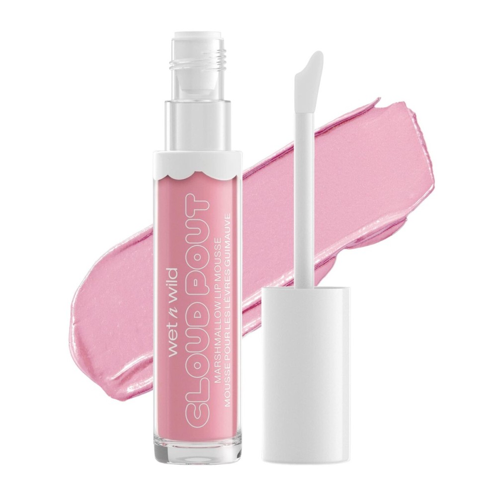 wet n wild Liquid Lipstick Cloud Pout Marshmallow, Light Pink Cloud Chaser | Matte Lip Cream Mousse | Argan Oil | Vitamin E (Pack of 1) wet n wild Liquid Lipstick Cloud Pout Marshmallow, Light Pink Cloud Chaser | Matte Lip Cream Mousse | Argan Oil | Vitamin E (Pack of 1)