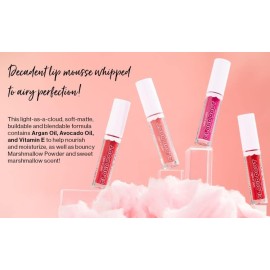 wet n wild Liquid Lipstick Cloud Pout Marshmallow, Light Pink Cloud Chaser | Matte Lip Cream Mousse | Argan Oil | Vitamin E (Pack of 1) wet n wild Liquid Lipstick Cloud Pout Marshmallow, Light Pink Cloud Chaser | Matte Lip Cream Mousse | Argan Oil | Vitamin E (Pack of 1)