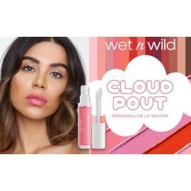 wet n wild Liquid Lipstick Cloud Pout Marshmallow, Light Pink Cloud Chaser | Matte Lip Cream Mousse | Argan Oil | Vitamin E (Pack of 1) wet n wild Liquid Lipstick Cloud Pout Marshmallow, Light Pink Cloud Chaser | Matte Lip Cream Mousse | Argan Oil | Vitamin E (Pack of 1)