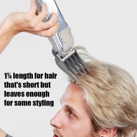 CR8GR8 Hair Clipper Guards, 3 Count - Includes NO.10, NO.12, NO.16 - Fits Most Wahl Clippers, 1.5 inch & 1.25 inch & 2 inch, Gray