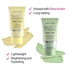 wet n wild Prime Focus Glass Skin Correct Primer Bright Crystal Finish, Green, 0.91 Fl Oz wet n wild Prime Focus Glass Skin Correct Primer Bright Crystal Finish, Green, 0.91 Fl Oz