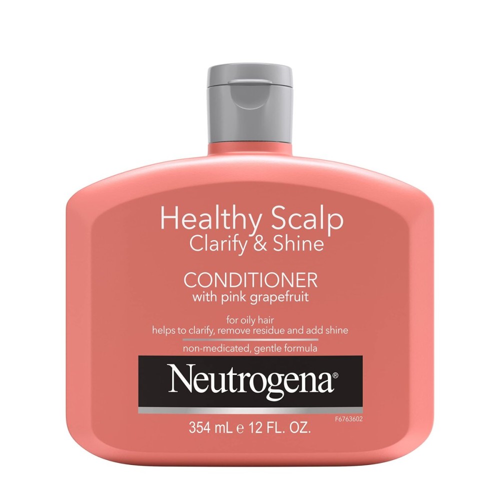 Neutrogena Exfoliating Healthy Scalp Clarify & Shine Conditioner for Oily Hair and Scalp, Anti-Residue Conditioner with Pink Grapefruit, Paraben & Phthalate-Free, Color-Safe, 12oz Neutrogena Exfoliating Healthy Scalp Clarify & Shine Conditioner for Oily Hair and Scalp, Anti-Residue Conditioner with Pink Grapefruit, Paraben & Phthalate-Free, Color-Safe, 12oz