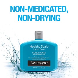 Neutrogena Moisturizing Healthy Scalp Hydro Boost Conditioner for Dry Hair and Scalp, with Hydrating Hyaluronic Acid, pH-Balanced, Paraben & Phthalate-Free, Color-Safe, 12 fl oz Neutrogena Moisturizing Healthy Scalp Hydro Boost Conditioner for Dry Hair and Scalp, with Hydrating Hyaluronic Acid, pH-Balanced, Paraben & Phthalate-Free, Color-Safe, 12 fl oz