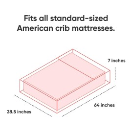 Hulsky Crib Mattress Storage Bag - 4 Mil Heavy Duty Crib Mattress Bag for Moving and Storage