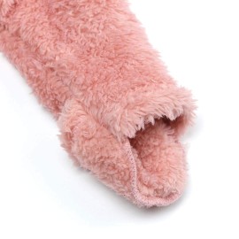Newborn Baby Warm Snowsuit Cotton Fleece Hooded Romper Bear Pattern Jumpsuit for Baby Girl Boy Pink 0-3M Newborn Baby Warm Snowsuit Cotton Fleece Hooded Romper Bear Pattern Jumpsuit for Baby Girl Boy Pink 0-3M