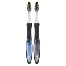 Oral-B Pulsar Battery Toothbrush with Charcoal Infused Bristles, Soft, 2 Count Oral-B Pulsar Battery Toothbrush with Charcoal Infused Bristles, Soft, 2 Count